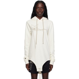 릭 오웬스 Rick Owens White Champion 에디트 Edition Body Hoodie 232232F097009