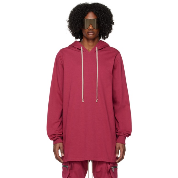  릭 오웬스 Rick Owens Pink Drawstring Hoodie 231232M202004