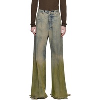 릭 오웬스 Rick Owens 오프화이트 Off-White & Yellow Tailored Belas Jeans 232232M186034