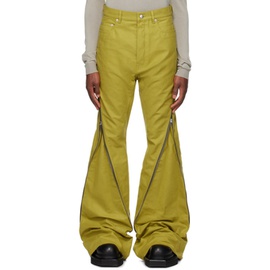 릭 오웬스 Rick Owens Yellow Bolan Banana Trousers 232232M186016