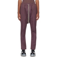 릭 오웬스 Rick Owens Purple Drawstring Trousers 232232M191017