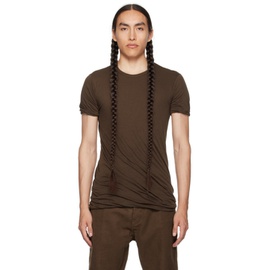 릭 오웬스 Rick Owens Brown Double T-Shirt 232232M213100