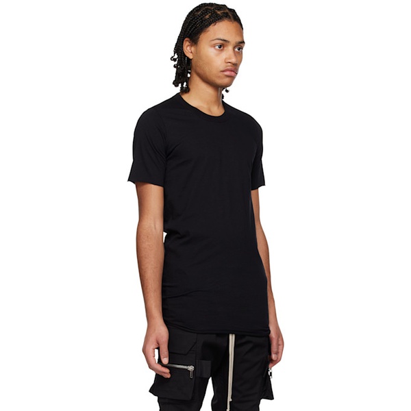  릭 오웬스 Rick Owens Black Basic T-Shirt 231232M213054