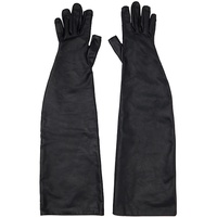 릭 오웬스 Rick Owens Black Beach Gloves 241232F012006