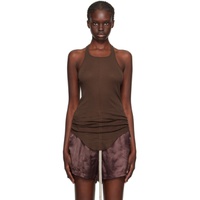 릭 오웬스 Rick Owens Brown Basic Tank Top 232232F111058