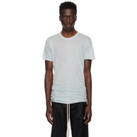 릭 오웬스 Rick Owens Blue Porterville Basic T-Shirt 242232M213114