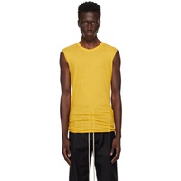 릭 오웬스 Rick Owens Yellow Porterville Basic Tank Top 242232M213035