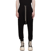 릭 오웬스 다크쉐도우 릭 오웬스 Rick Owens DRKSHDW Black Drawstring Sweatpants 232126M190006