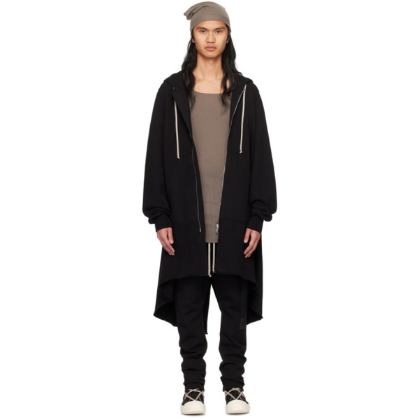  릭 오웬스 다크쉐도우 릭 오웬스 Rick Owens DRKSHDW Black Fishtail Parka Jacket 241126M202001