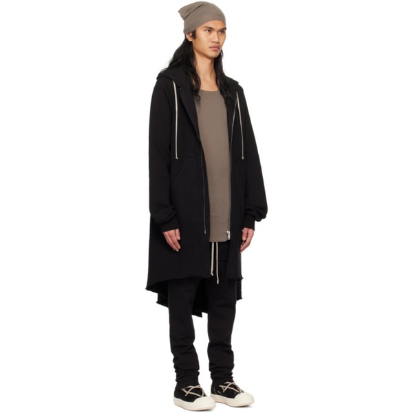  릭 오웬스 다크쉐도우 릭 오웬스 Rick Owens DRKSHDW Black Fishtail Parka Jacket 241126M202001