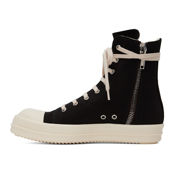  릭 오웬스 다크쉐도우 릭 오웬스 Rick Owens DRKSHDW Black Sneaks Sneakers 241126F127020