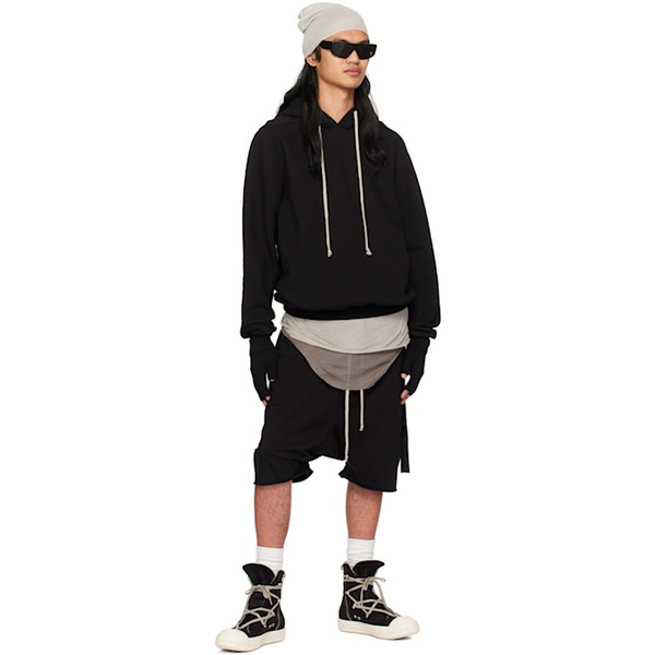  릭 오웬스 다크쉐도우 릭 오웬스 Rick Owens DRKSHDW Black Pods Shorts 241126M193015