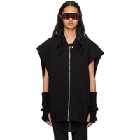 릭 오웬스 다크쉐도우 릭 오웬스 Rick Owens DRKSHDW Black Jumbo Flight Vest 241126M185001