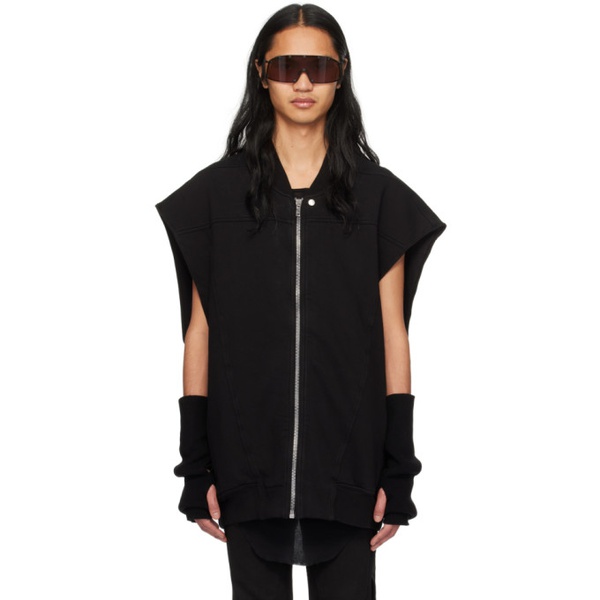  릭 오웬스 다크쉐도우 릭 오웬스 Rick Owens DRKSHDW Black Jumbo Flight Vest 241126M185001