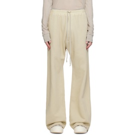 릭 오웬스 다크쉐도우 릭 오웬스 Rick Owens DRKSHDW 오프화이트 Off-White Pusher Sweatpants 241126M186007