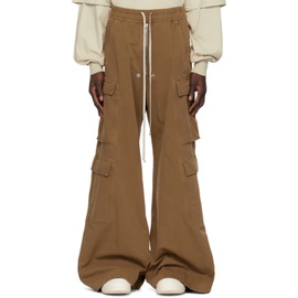 릭 오웬스 다크쉐도우 릭 오웬스 Rick Owens DRKSHDW Brown Jumbo Bela Cargo Pants 241126M188011