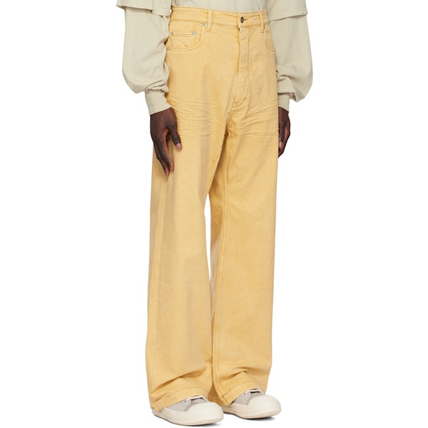  릭 오웬스 다크쉐도우 릭 오웬스 Rick Owens DRKSHDW Yellow Geth Jeans 241126M186017