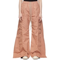 릭 오웬스 다크쉐도우 릭 오웬스 Rick Owens DRKSHDW Pink Babel Pusher Track Pants 241126F086001