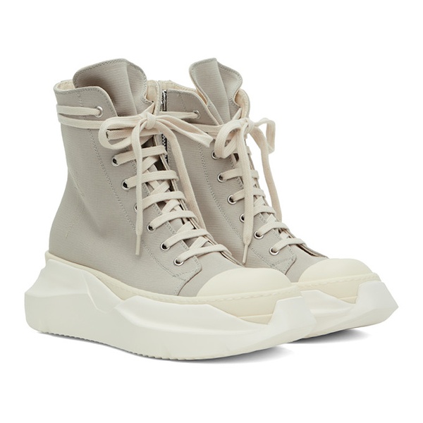  릭 오웬스 다크쉐도우 릭 오웬스 Rick Owens DRKSHDW 오프화이트 Off-White Abstract Sneakers 241126M236007