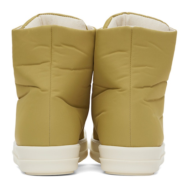  릭 오웬스 다크쉐도우 릭 오웬스 Rick Owens DRKSHDW Yellow Jumbo Lace Puffer Sneakers 241126M236019