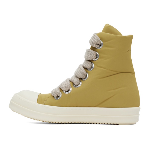  릭 오웬스 다크쉐도우 릭 오웬스 Rick Owens DRKSHDW Yellow Jumbo Lace Puffer Sneakers 241126M236019