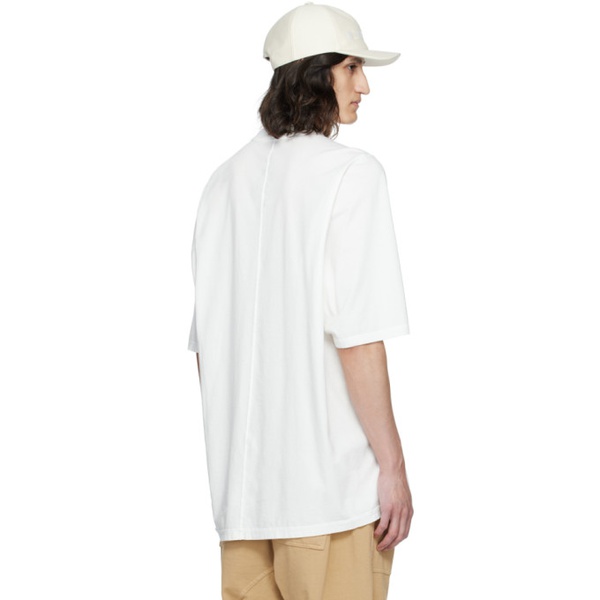  릭 오웬스 다크쉐도우 릭 오웬스 Rick Owens DRKSHDW White Jumbo T-Shirt 241126M213038