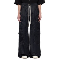 릭 오웬스 다크쉐도우 릭 오웬스 Rick Owens DRKSHDW Black Double Cargo Jumbo Belas Cargo Pants 241126M188010