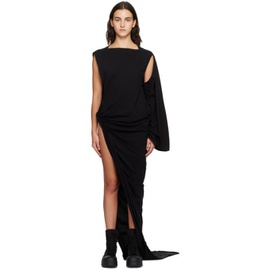 릭 오웬스 다크쉐도우 릭 오웬스 Rick Owens DRKSHDW Black Edfu Maxi Dress 232126F055008