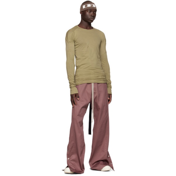  릭 오웬스 다크쉐도우 릭 오웬스 Rick Owens DRKSHDW Purple Press-Stud Sweatpants 232126M190007