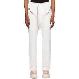 릭 오웬스 다크쉐도우 릭 오웬스 Rick Owens DRKSHDW 오프화이트 Off-White Drawstring Cargo Pants 231126M188021