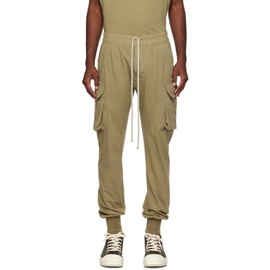 릭 오웬스 다크쉐도우 릭 오웬스 Rick Owens DRKSHDW Khaki Mastodon Cut Cargo Pants 232126M188022