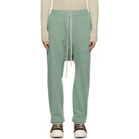 릭 오웬스 다크쉐도우 릭 오웬스 Rick Owens DRKSHDW Green Drawstring Cargo Pants 222126M188025