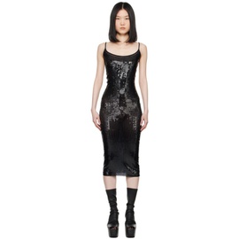 릭 오웬스 Rick Owens Lilies Black Lido Slip Midi Dress 241039F054004