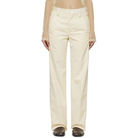 Rier 오프화이트 Off-White Creased Trousers 241661F087000