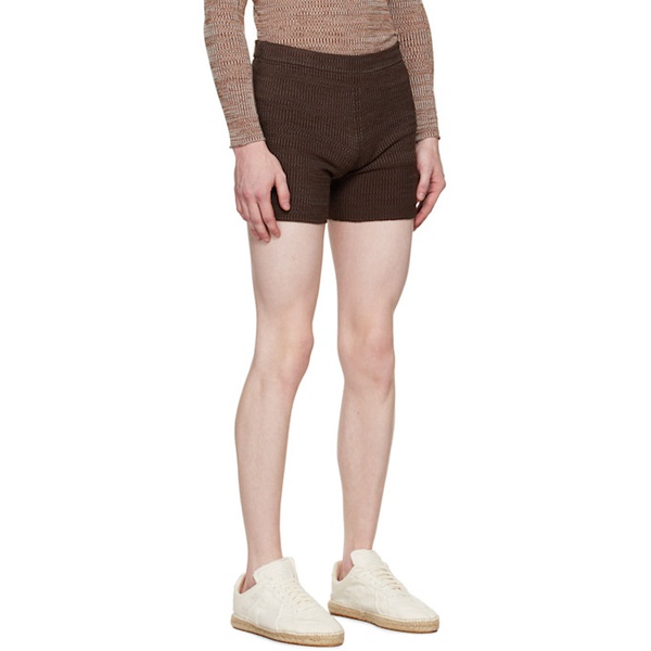  Rier Brown Marled Shorts 232661M193000