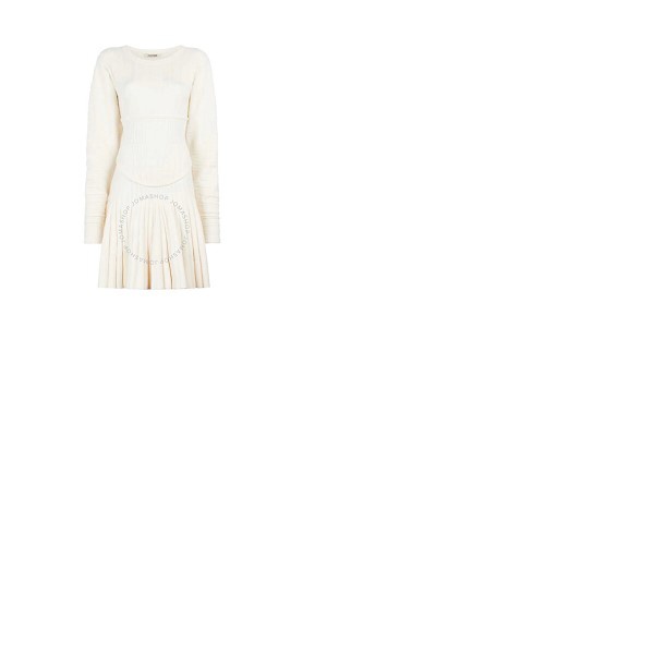  Roberto Cavalli Ladies Ribbed Knit Mini Long Sleeve Dress JWM172-MA008-02733