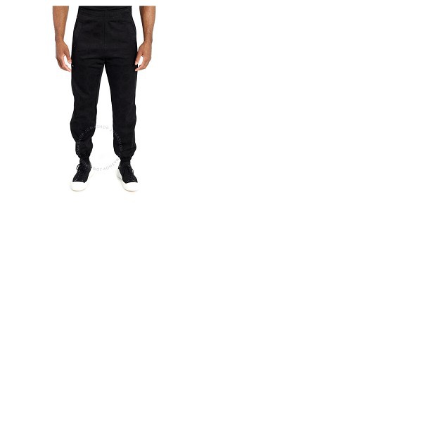  Roberto Cavalli Mens Black Jacquard Logo Sweatpants LNT252-FY088-05051