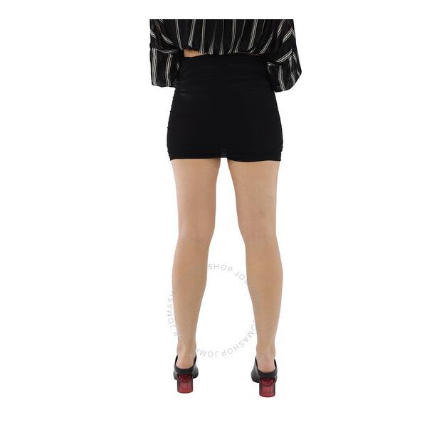  Roberto Cavalli Ladies Black RC Monogram-Embellished Shorts IWT201-JJ035-05051
