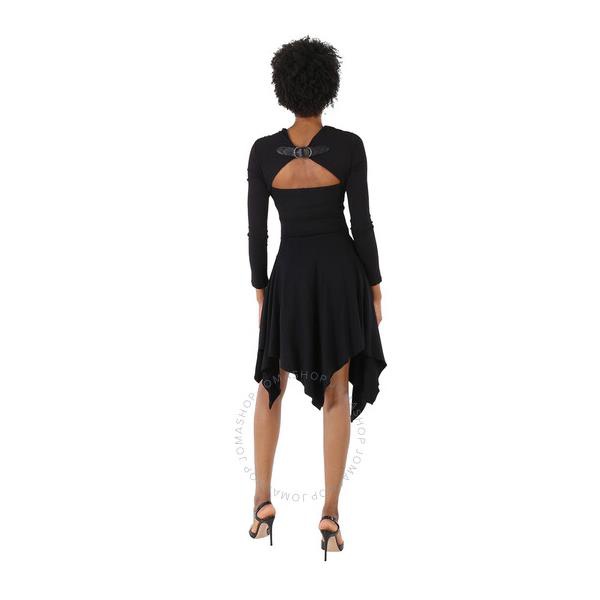 Roberto Cavalli Ladies Black Jersey Long Sleeve Dress HWT163-JH032-05051