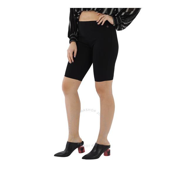  Roberto Cavalli Ladies Black Short Leggings IWM203-MI001-05051