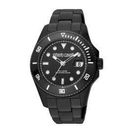 Roberto Cavalli MEN'S Fashion Watch Stainless Steel Black Dial Watch RC5G042M0065