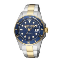 Roberto Cavalli MEN'S Fashion Watch Stainless Steel Blue Dial Watch RC5G042M0075