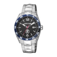Roberto Cavalli MEN'S Fashion Watch Stainless Steel Black Dial Watch RC5G018M0065