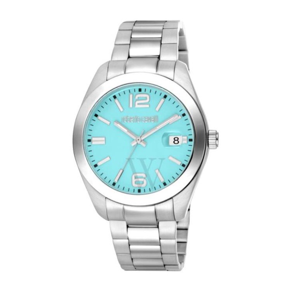  Roberto Cavalli MEN'S Fashion Watch Stainless Steel Blue Dial Watch RC5G051M0025