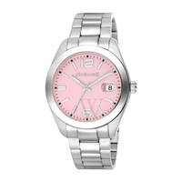 Roberto Cavalli MEN'S Fashion Watch Stainless Steel Pink Dial Watch RC5G051M0035