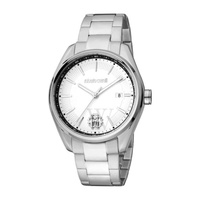 Roberto Cavalli MEN'S Fashion Watch Stainless Steel Silver-tone Dial Watch RC5G012M0055