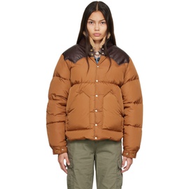 Rocky 모우 Mountain Featherbed SSENSE Exclusive Brown Christy Down Jacket 222615F061011
