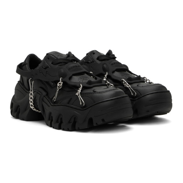  롬바웃 Rombaut Black Boccaccio II Harness Sneakers 231654F128022