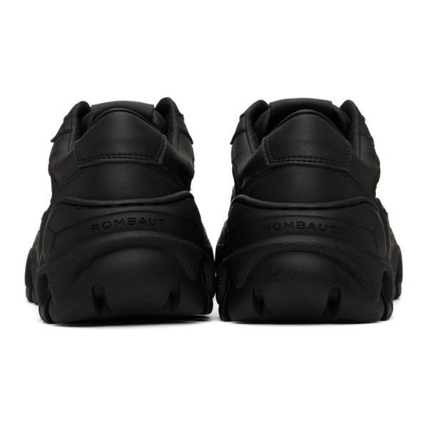  롬바웃 Rombaut Black Boccaccio II Low Sneakers 241654F128015