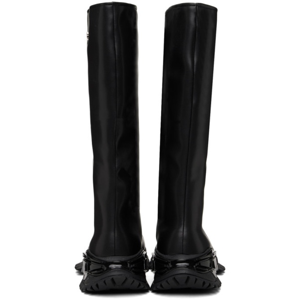  롬바웃 Rombaut Black Vizor Tall Boots 241654F115000
